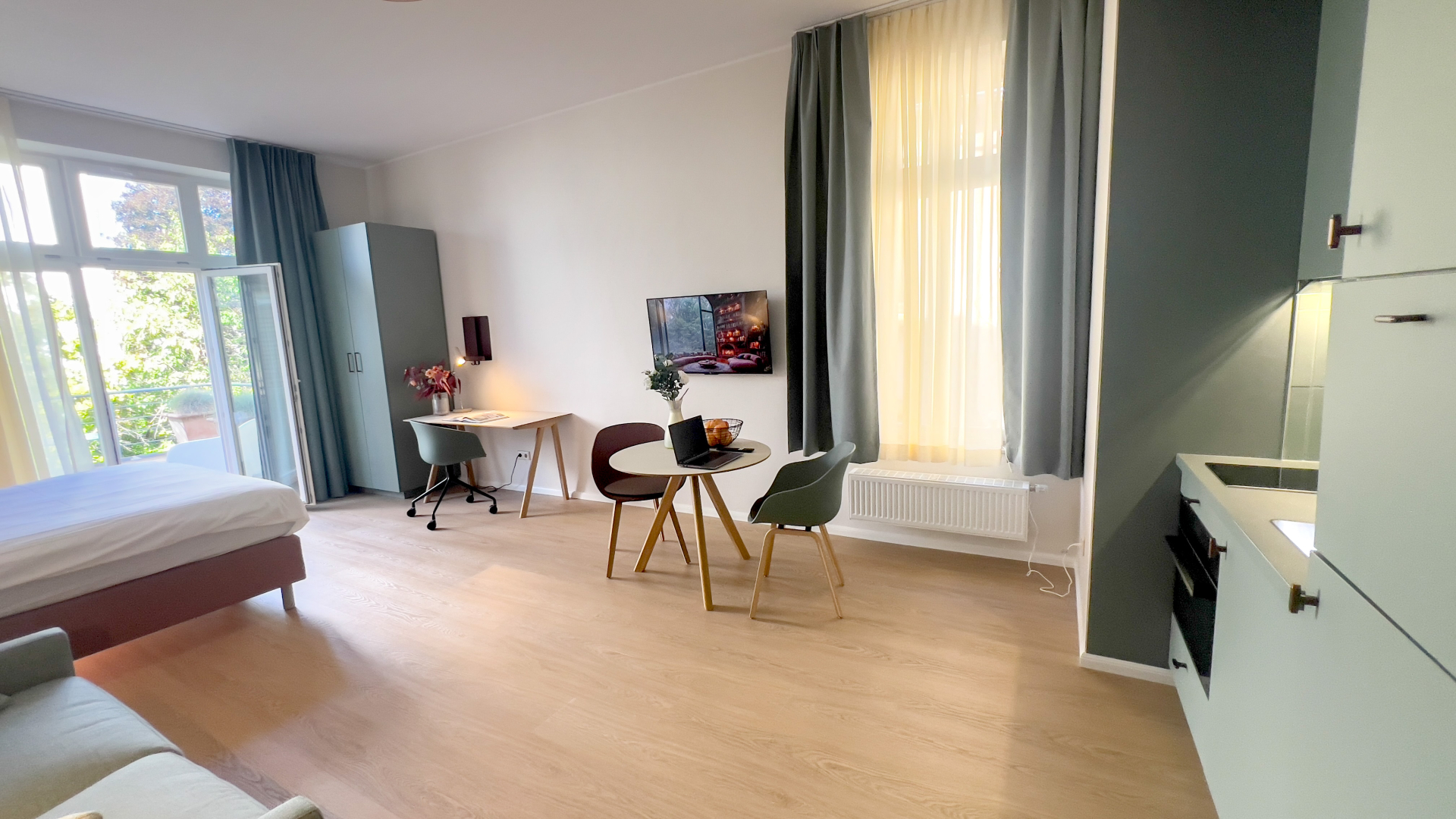 Superior studio 45m2 with Terrasse